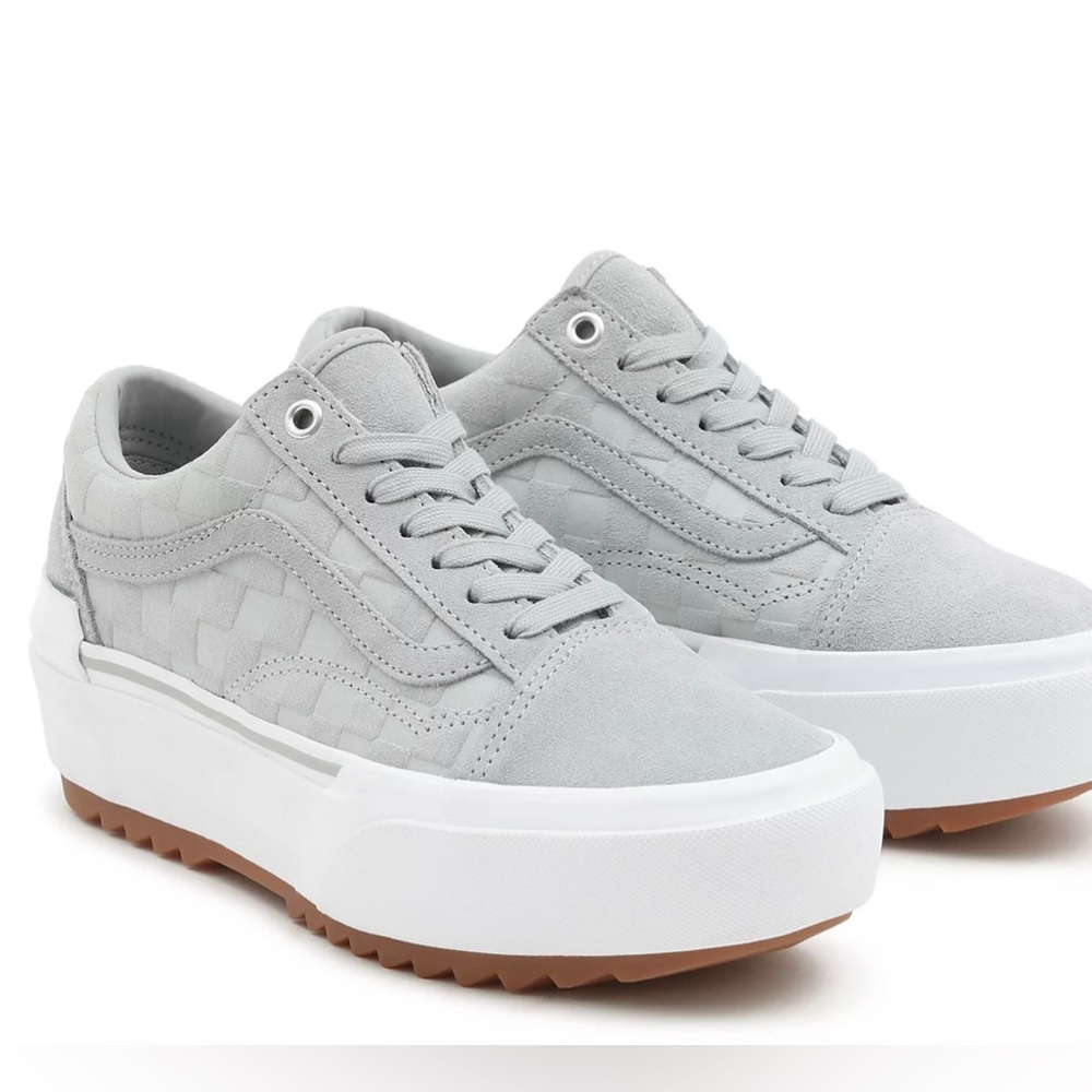 Vans Old Skool stack embossed grey